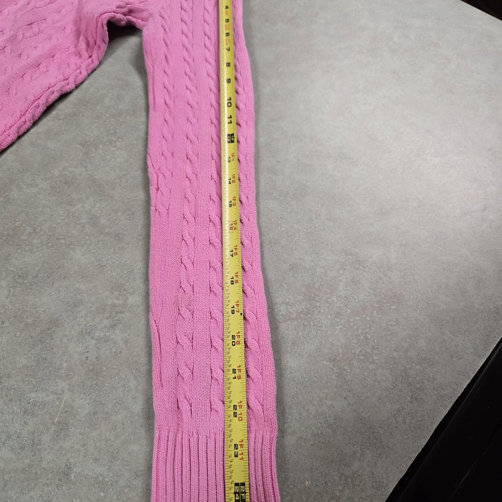 Pink Cable Knit Sweater - Picture 9 of 9